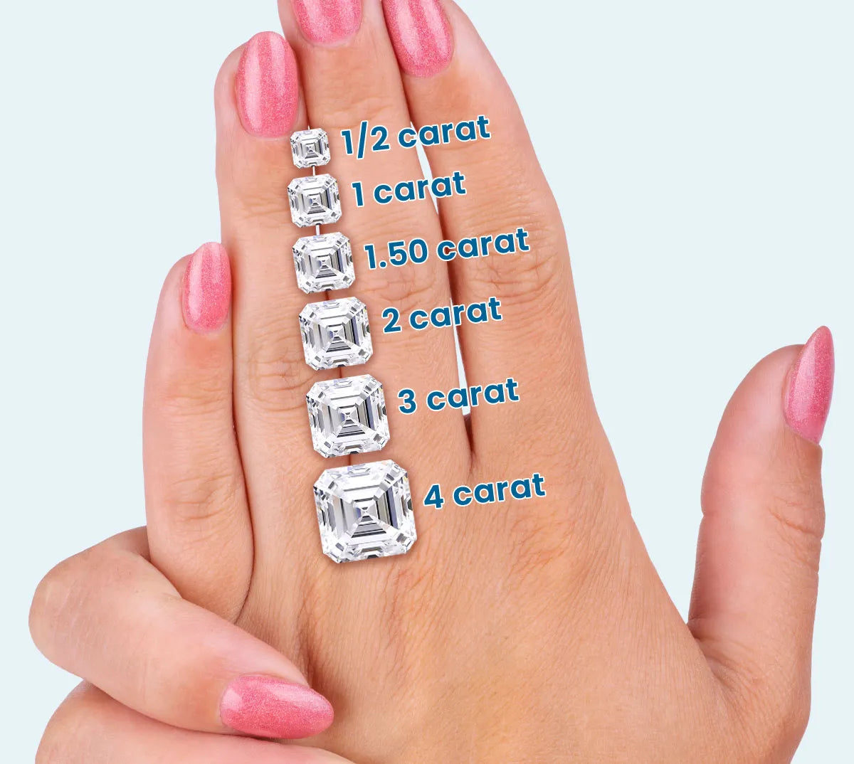 Diamond size hand asscher.a36e6bfe | Jax Jewelers House Jacksonville FL